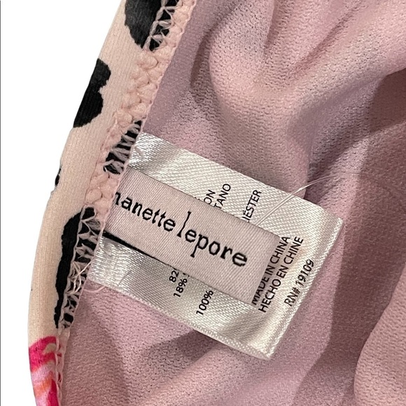 Nanette Lepore Paisley Leopard Bikini Set | NWT |Size 10 |Tassel Tie Two Piece - Picture 9 of 11